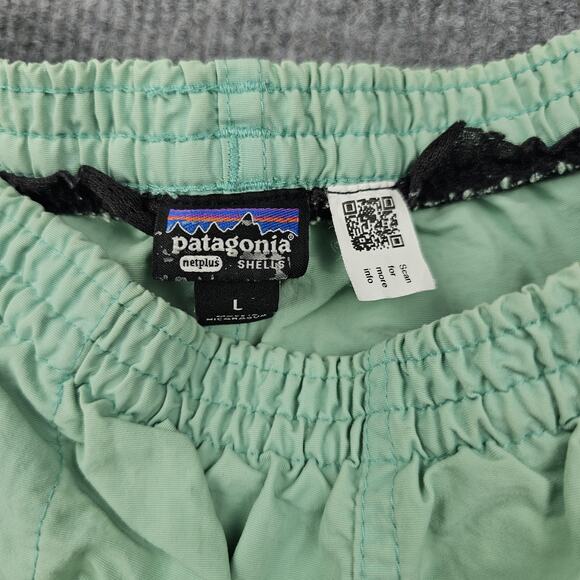 Patagonia Shorts Mens Large Green NetPlus Shells Outdoors Baggies Swim Hiking - Picture 4 of 6